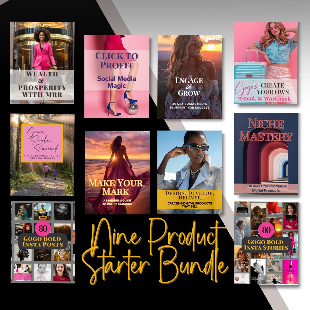 Starter Bundle: Nine Products to Jumpstart Your Business