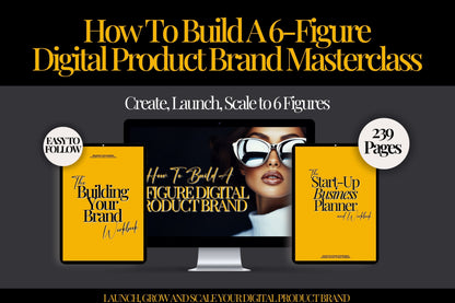 How to Build a 6-Figure Digital Product Brand Masterclass