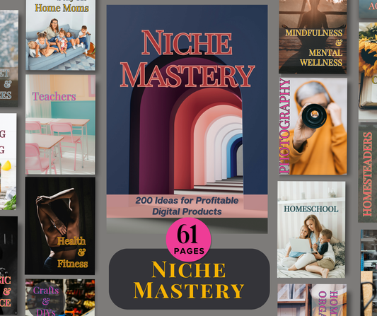 Niche Mastery: 200 Ideas for Profitable Digital Products