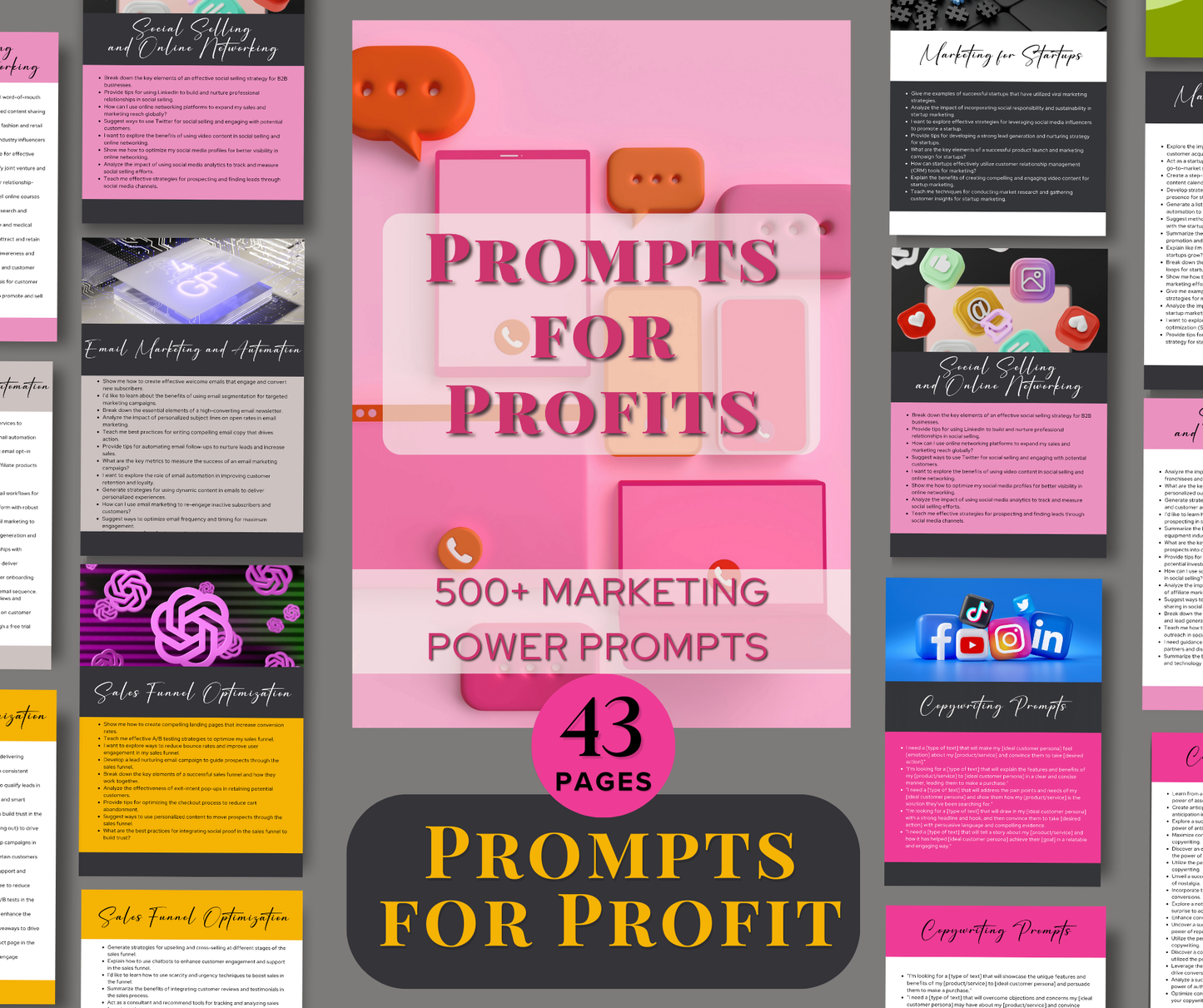 Prompts for Profit: 500+ Marketing Power Prompts